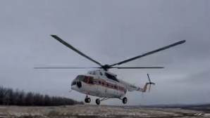 Санитарный рейс: вертолет МЧС доставлен новорожденного в Усть-Каменогорск