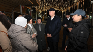 Дархан Сатыбалды ознакомился с проектами архитектурного освещения жилых комплексов