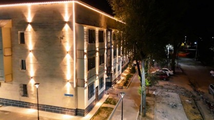 Активно модернизируют систему уличного освещения в Жетысуском районе Алматы