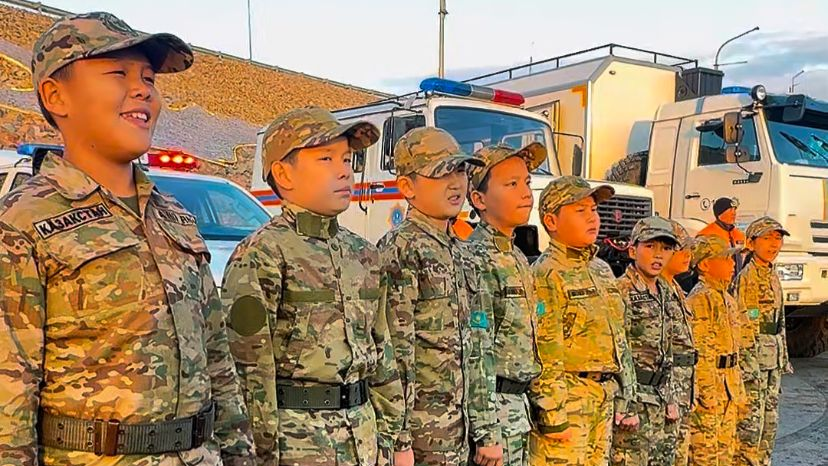 Кадетский класс открыли в Алматинской области 