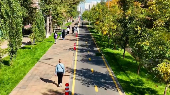 Больше зелени и света — в Алматы на улице Торайгырова завершили масштабное обновление