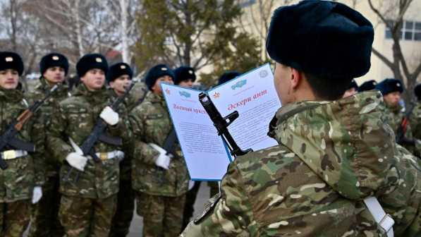 В Астане более 200 солдат принесли присягу на верность Родине