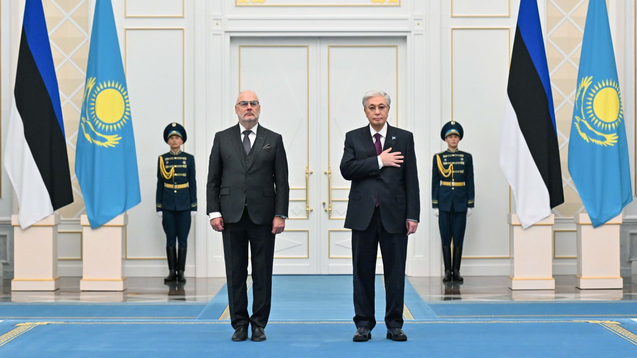 В Акорде состоялась торжественная церемония встречи Президента Эстонии 