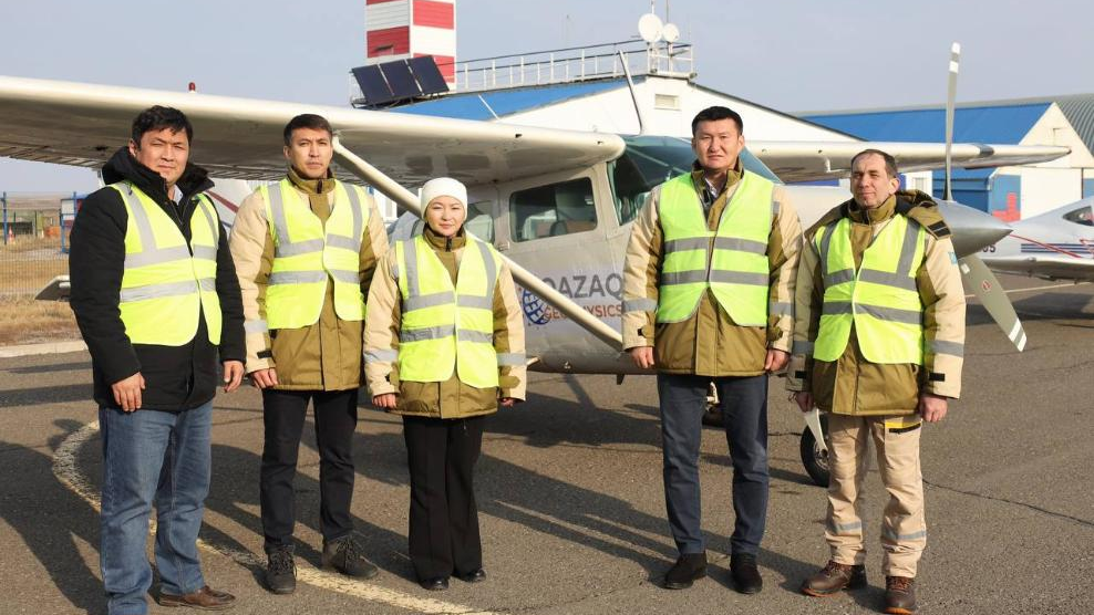 Qazaq Geophysics начала аэрогеофизические исследования в области Абай