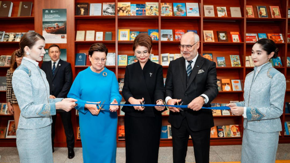 В Национальной академической библиотеке Казахстана открыт уголок эстонской литературы