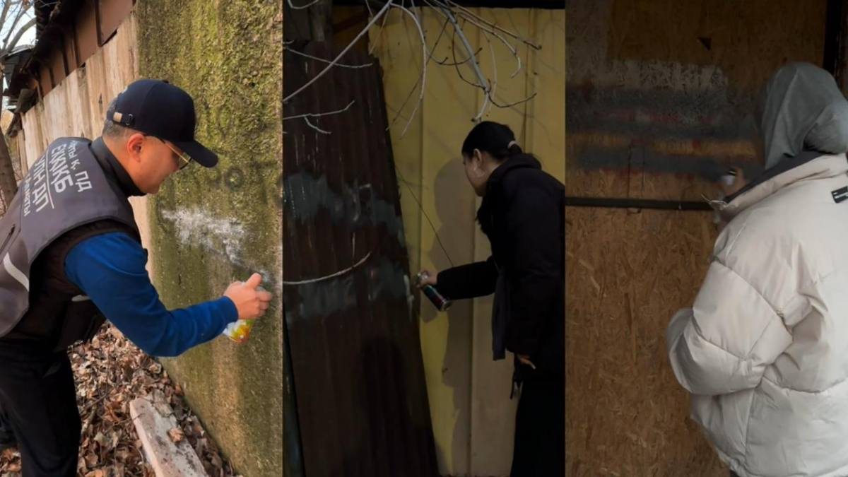 Более 200 наркореклам удалено в одном из районов Алматы