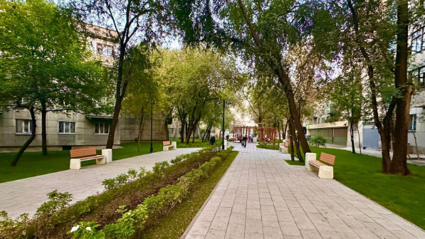 Турксибский район Алматы завершил самый масштабный сезон благоустройства