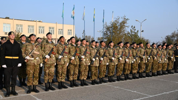 В Мангистауской области более 700 новобранцев приняли Военную присягу