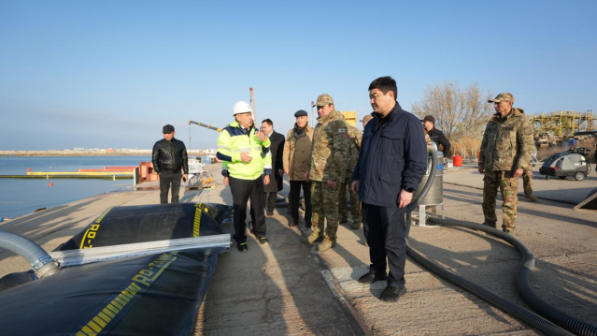 Глава МЧС посетил морской отряд «Теңіз жасағы»