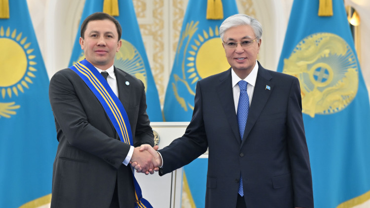 Токаев принял президента World Boxing Геннадия Головкина