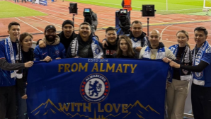 Житель Алматы исполнил детскую мечту и отправился на матч любимой команды «Челси» в Баку