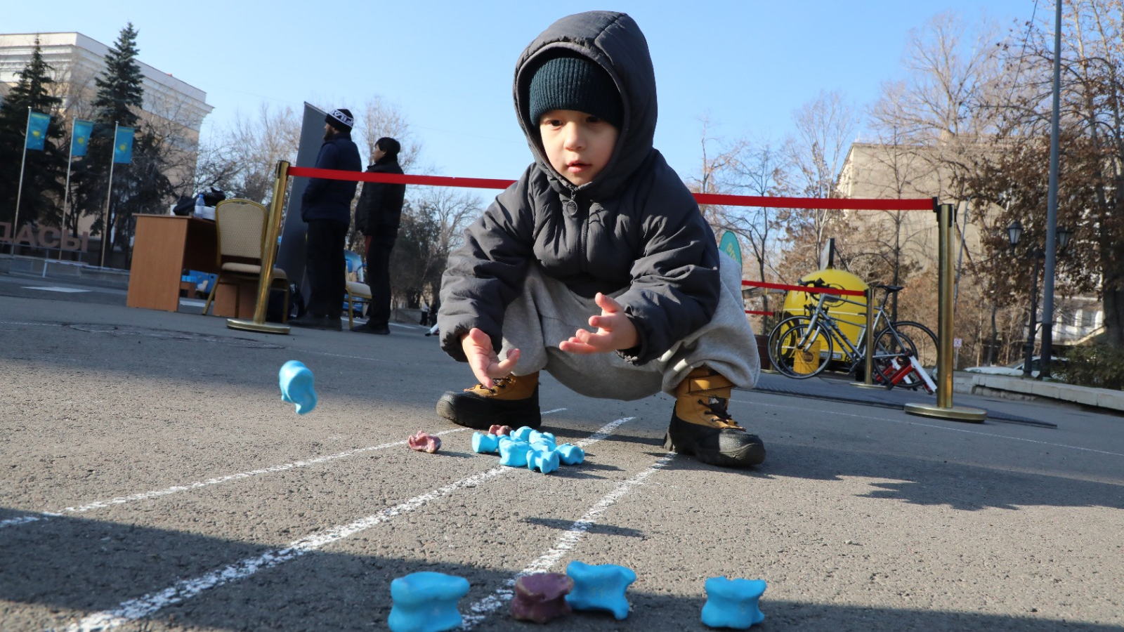 В Алматы состоялся спортивный флешмоб