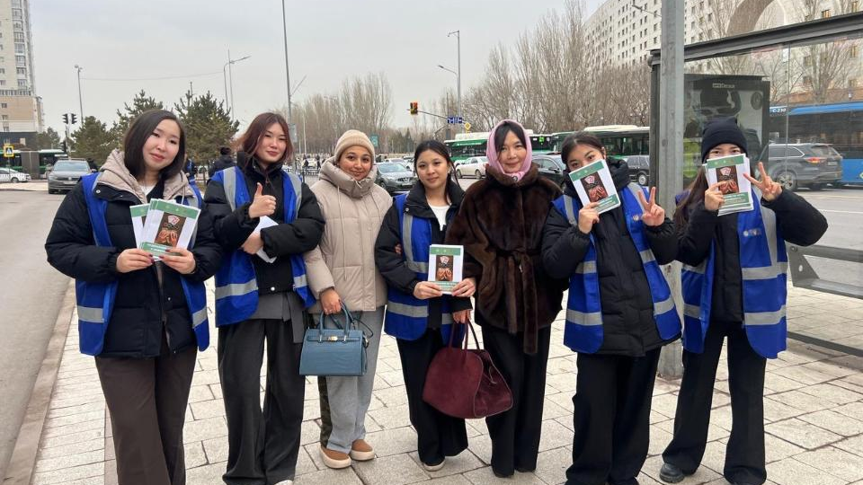 Акцию по профилактике лудомании провели на улицах Астаны 