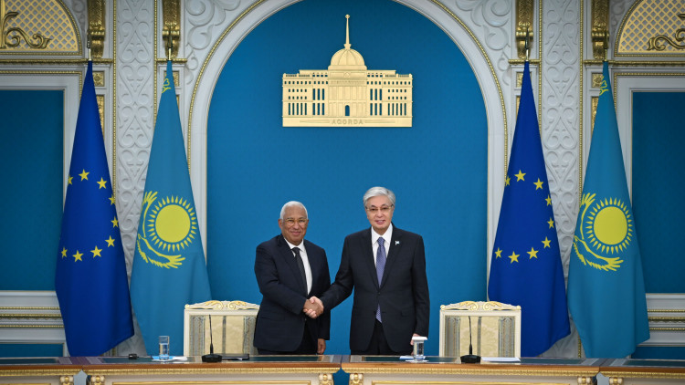 Касым-Жомарт Токаев и Антониу Кошта выступили с совместным заявлением