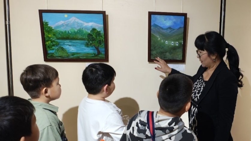 В Национальном музее открылась выставка «Көк аспан астында»