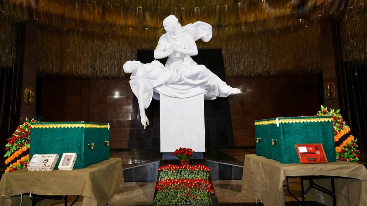 В Музее Победы состоялась передача останков казахстанских воинов