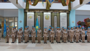 В Алматы торжественно открыт «Класс Мужества» имени героев Национальной гвардии