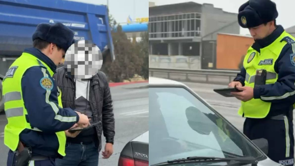 В Туркестане полицейские выявили водителя с задолженностью в 18 млн тенге