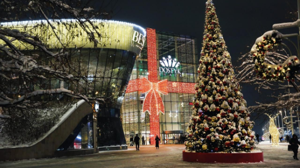 Зимняя сказка пришла в Алматы