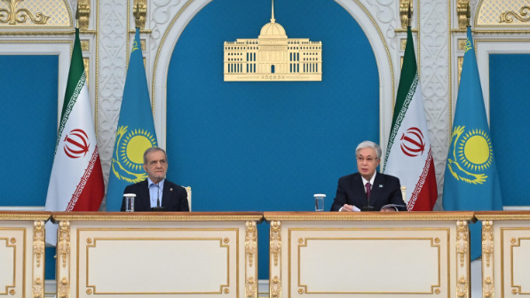 Касым-Жомарт Токаев и Масуд Пезешкиан выступили с совместным заявлением