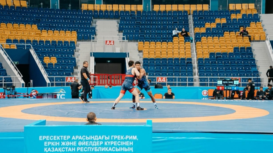 В Алматы прошел чемпионат Казахстана по видам борьбы
