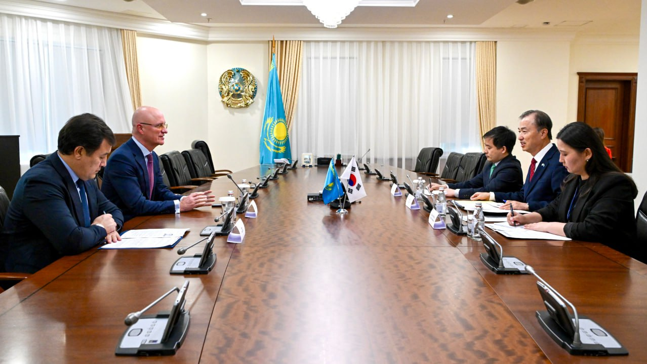 Роман Скляр встретился с Послом Республики Корея в Казахстане Чжо Тэ-ик