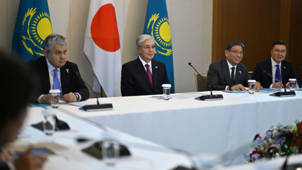 Глава государства встретился с членами Японской парламентской лиги дружбы с Казахстаном