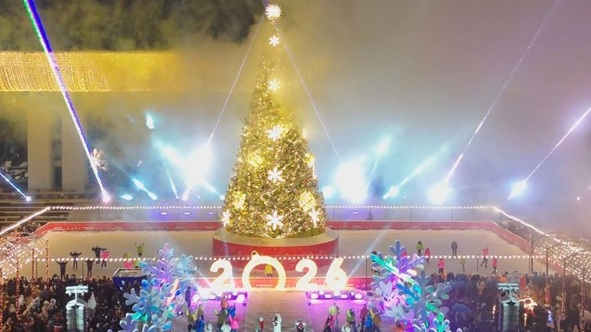 В Алматы состоялась торжественная церемония зажжения главной городской ёлки