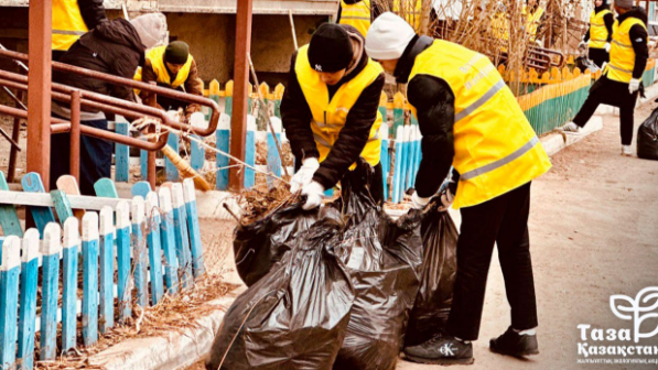 Реализация инициативы Президента «Таза Қазақстан»: собрано 795 тыс. тонн отходов