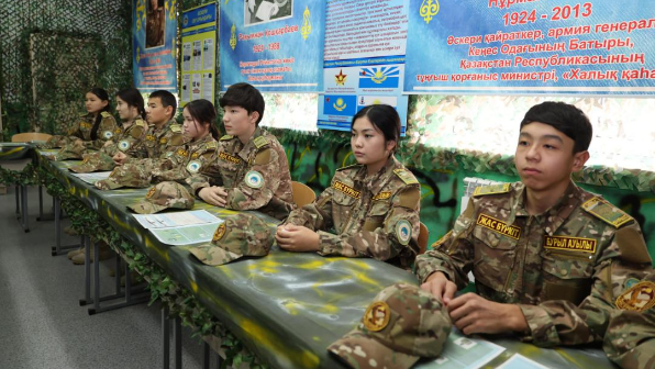 «Жас бүркіт»: как военно-патриотический клуб Нацгвардии меняет школьную среду