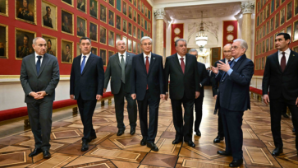 Касым-Жомарт Токаев посетил Государственный Эрмитаж в Санкт-Петербурге