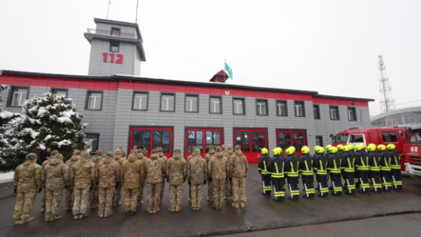 В Алматы обновили специализированную пожарную часть