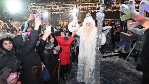 В Алматы стартовал зимний городской фестиваль «Жаңа жыл на Панфилова»