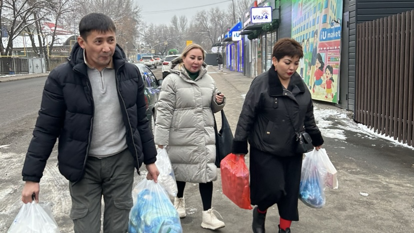 РСК Алматы помогла матери, в одиночку воспитывающей пятерых детей