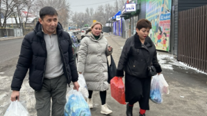 РСК Алматы помогла матери, в одиночку воспитывающей пятерых детей