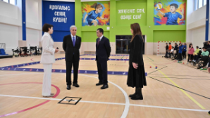 Президент осмотрел Центр инклюзивного спорта