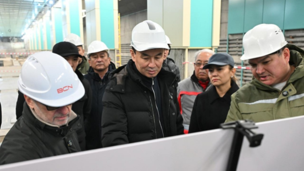 Дархан Сатыбалды ознакомился с ходом строительства новой станции метро «Калкаман»