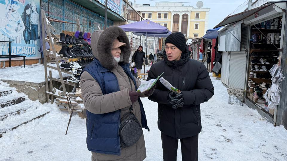 «Таза Қазақстан»: в Уральске в рамках экологической акции проведены разъяснительные работы