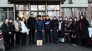 Акция по закрашиванию наркограффити прошла в Талдыкоргане