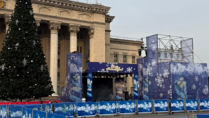 На площади Астана в Алматы готовится грандиозное шоу в честь Нового года