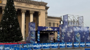 На площади Астана в Алматы готовится грандиозное шоу в честь Нового года