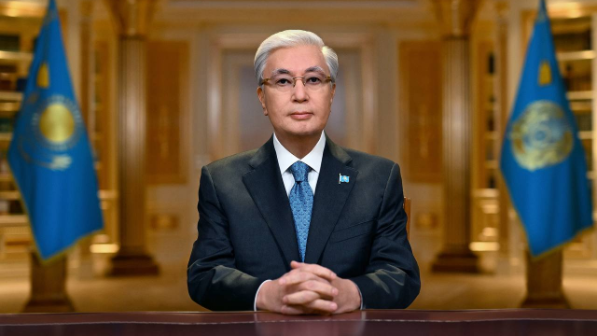 Поздравление Главы государства Касым-Жомарта Токаева с Новым годом