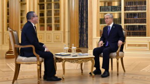 Токаев дал обширное интервью газете Turkistan 