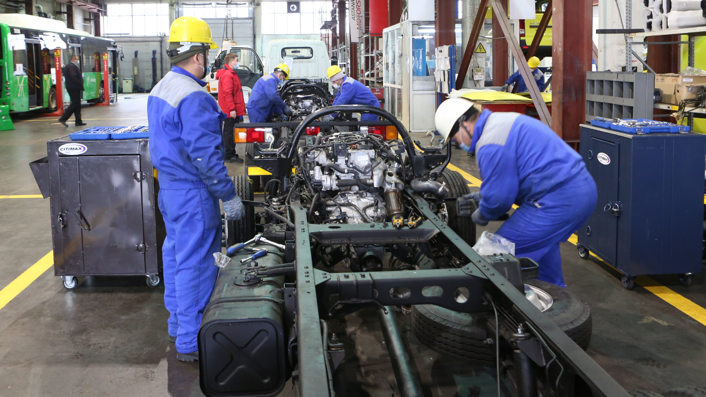 Автомобилестроение Казахстана демонстрирует рекордные показатели роста