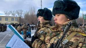 Около 400 солдат приняли воинскую присягу