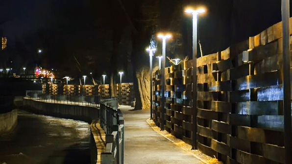 В Алатауском районе Алматы открылась новая пешеходная зона