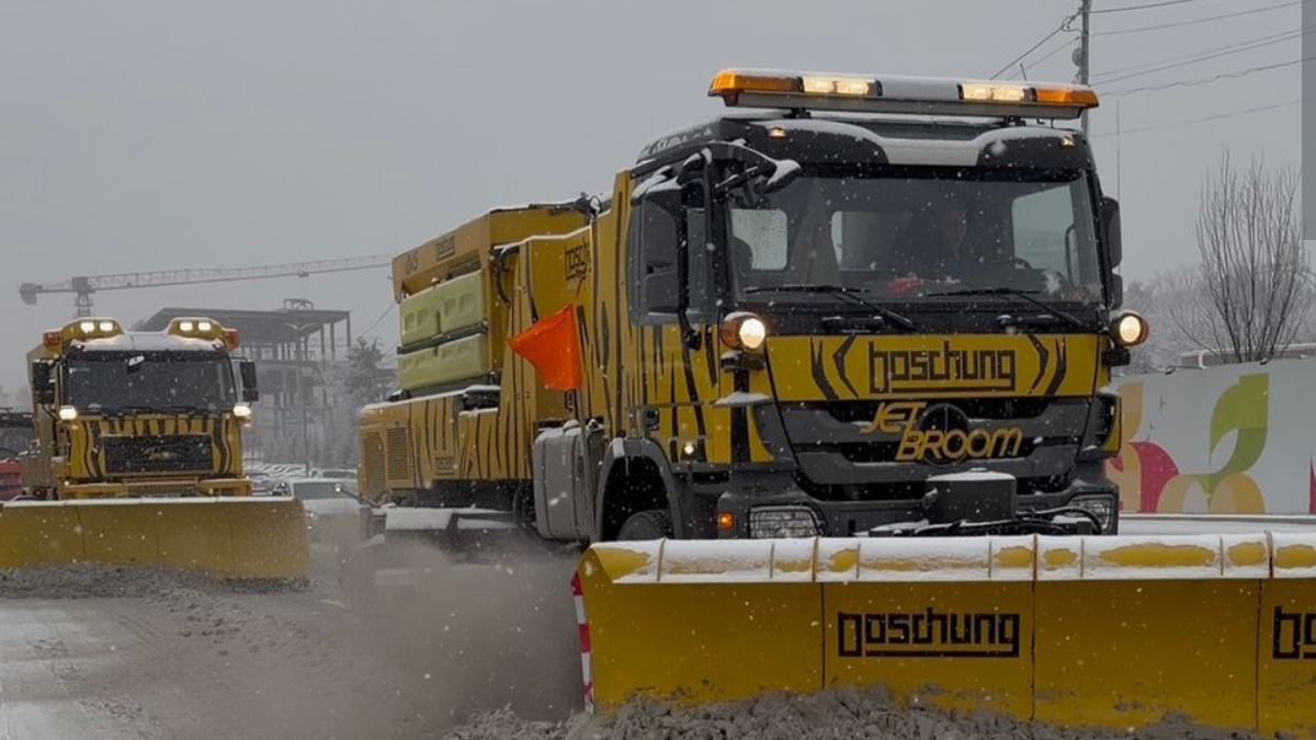 Свыше 11 тыс. кубометров снега вывезено с улиц Алматы