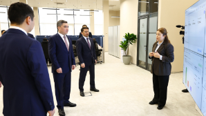 Олжас Бектенов ознакомился с ходом разъяснения налоговой реформы