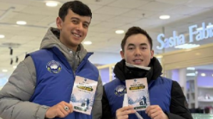 «Таза Қазақстан»: молодежь областной АНК организовала экологический интерактив в Костанае