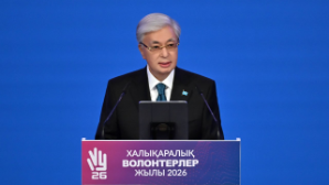 Президент: «Если в 2020 году в Казахстане насчитывалось 50 тысяч волонтеров, то сегодня их уже 300 тысяч»